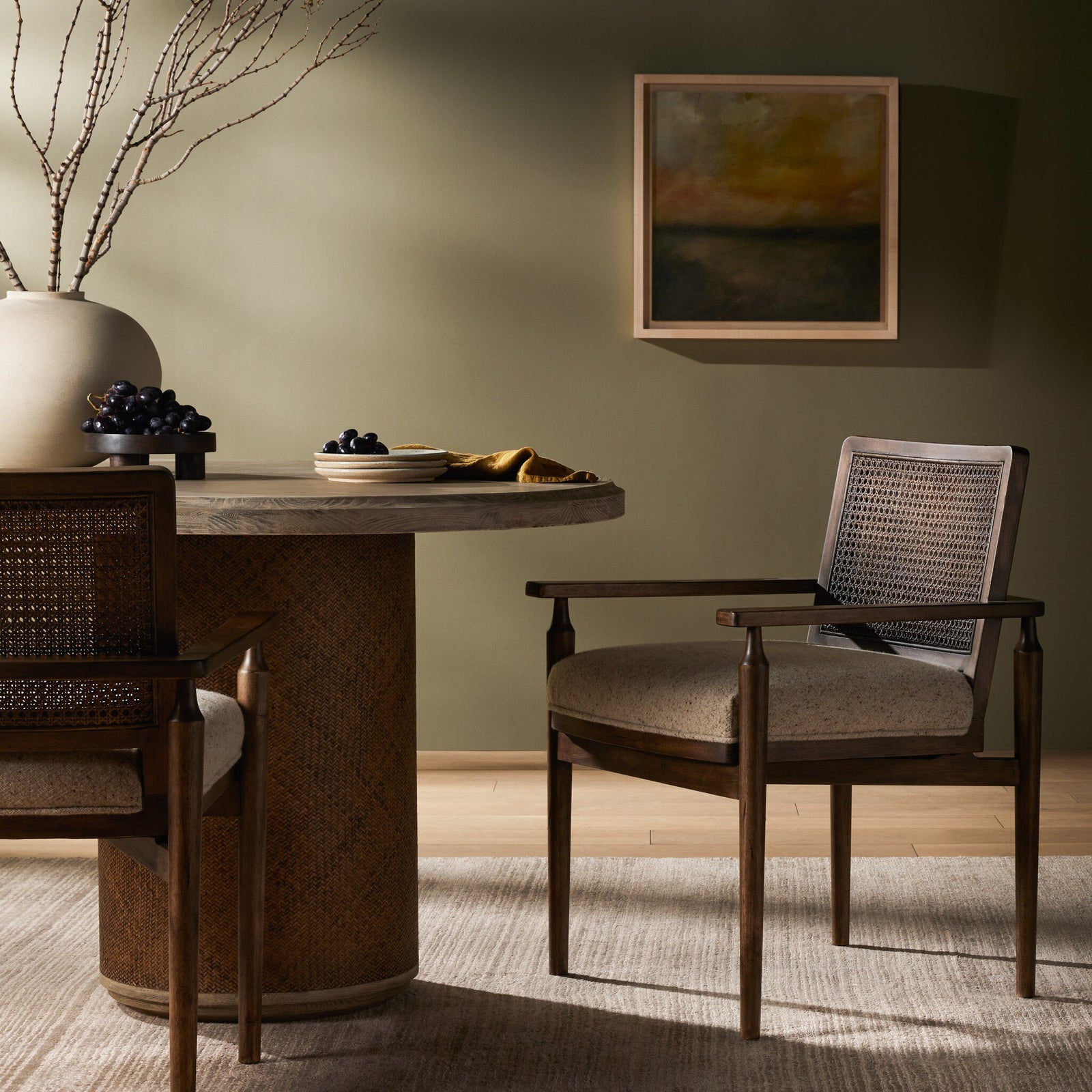 Four Hands - Xavier Dining Armchair - 235754-002 | American Home Furniture