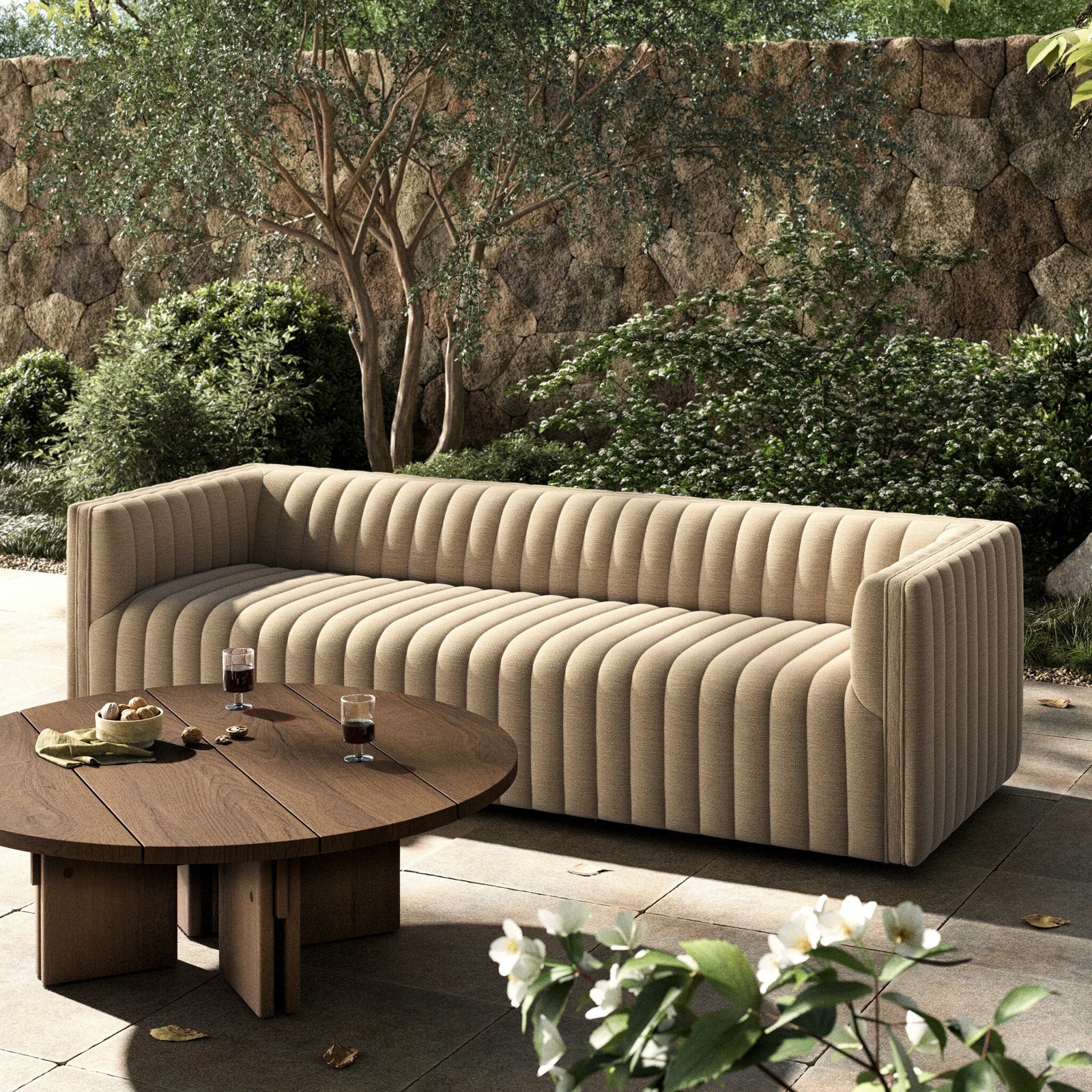 Four Hands - Augustine Outdoor Sofa - 235935-001 | American Home Furniture