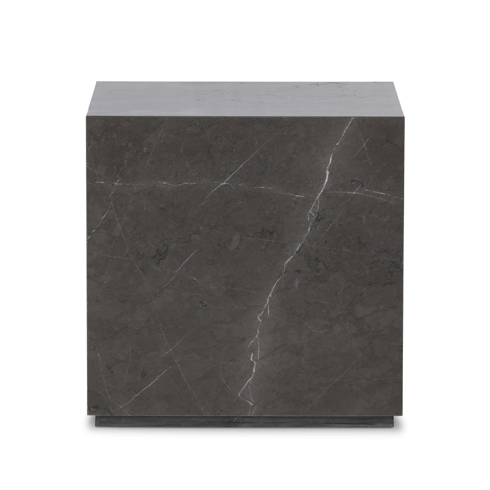 Four Hands - Modern Marble Plinth End Table - 236045-004 | American Home Furniture