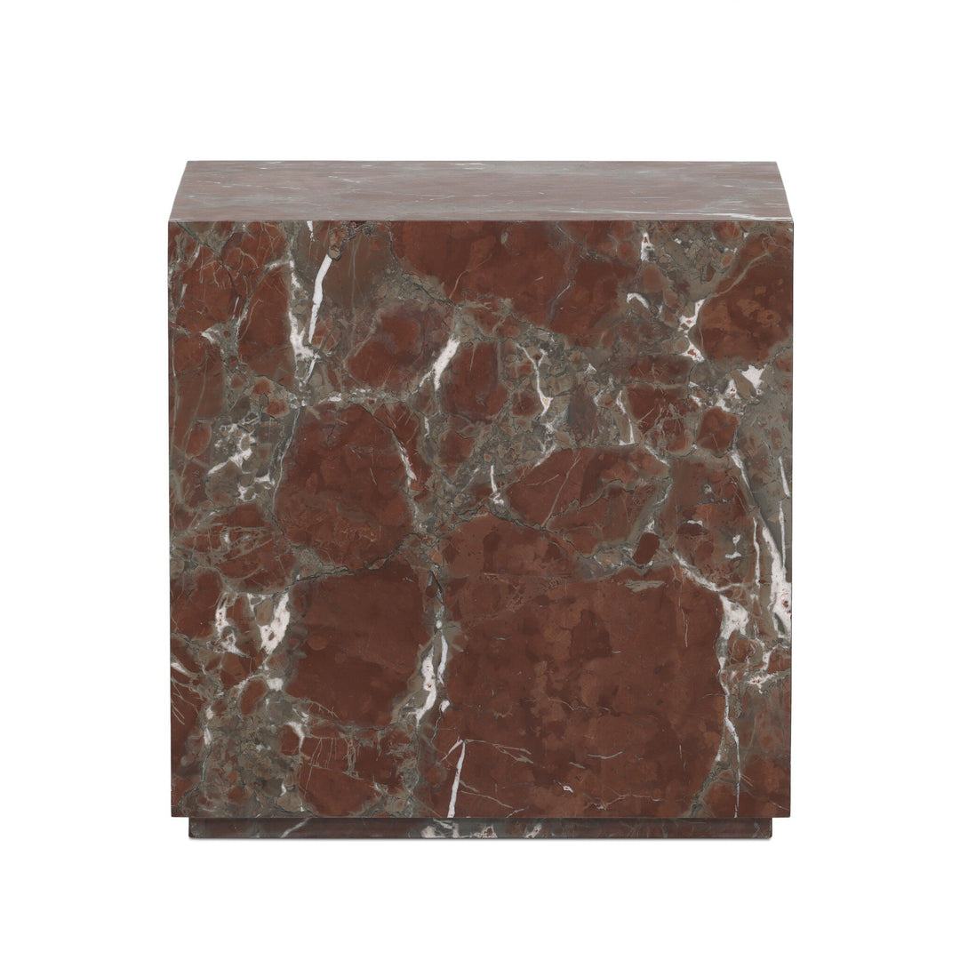 Four Hands - Modern Marble Plinth End Table - 236045-006 | American Home Furniture