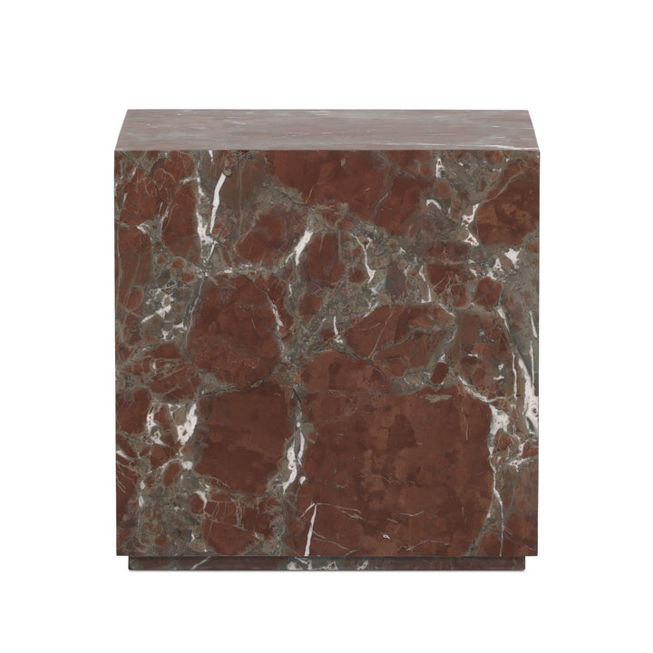 Four Hands - Modern Marble Plinth End Table - 236045-006 | American Home Furniture