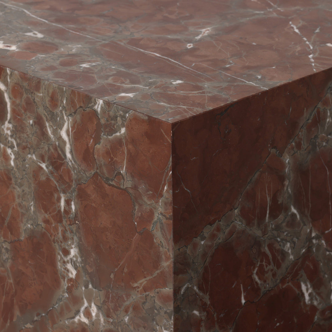 Four Hands - Modern Marble Plinth End Table - 236045-006 | American Home Furniture