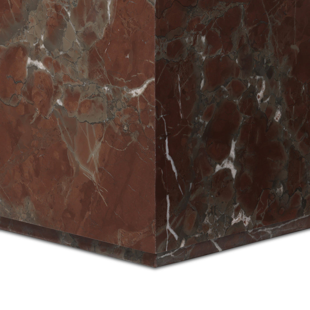 Four Hands - Modern Marble Plinth End Table - 236045-006 | American Home Furniture