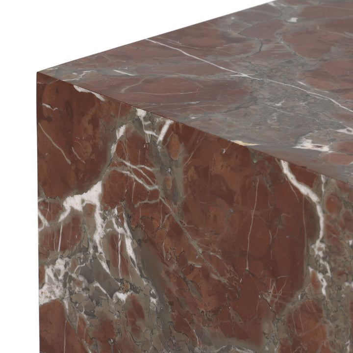 Four Hands - Modern Marble Plinth End Table - 236045-006 | American Home Furniture