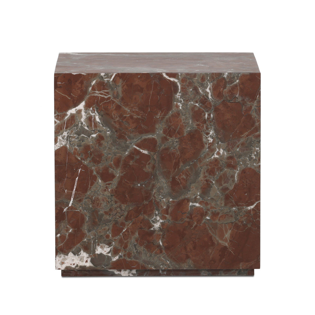 Four Hands - Modern Marble Plinth End Table - 236045-006 | American Home Furniture