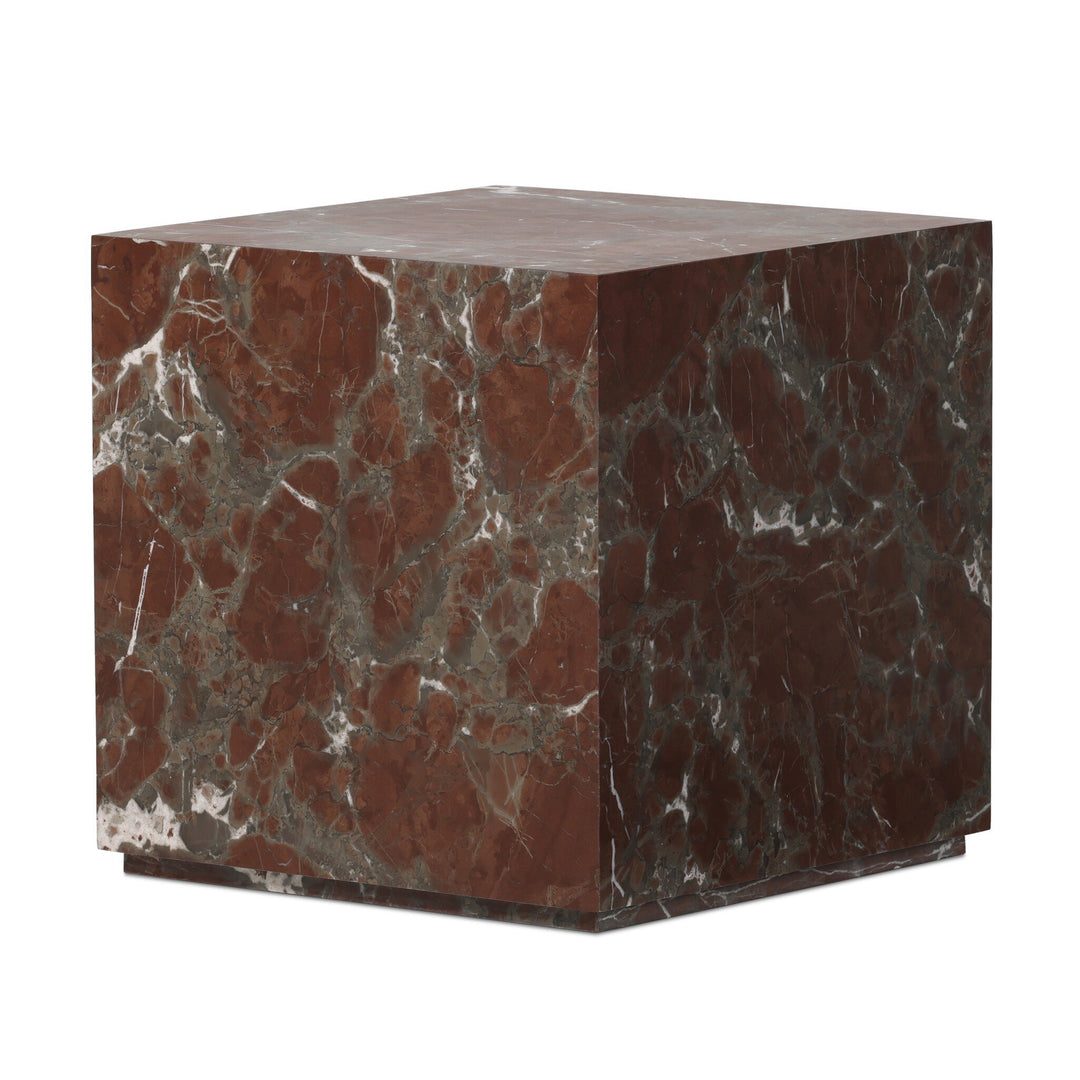 Four Hands - Modern Marble Plinth End Table - 236045-006 | American Home Furniture