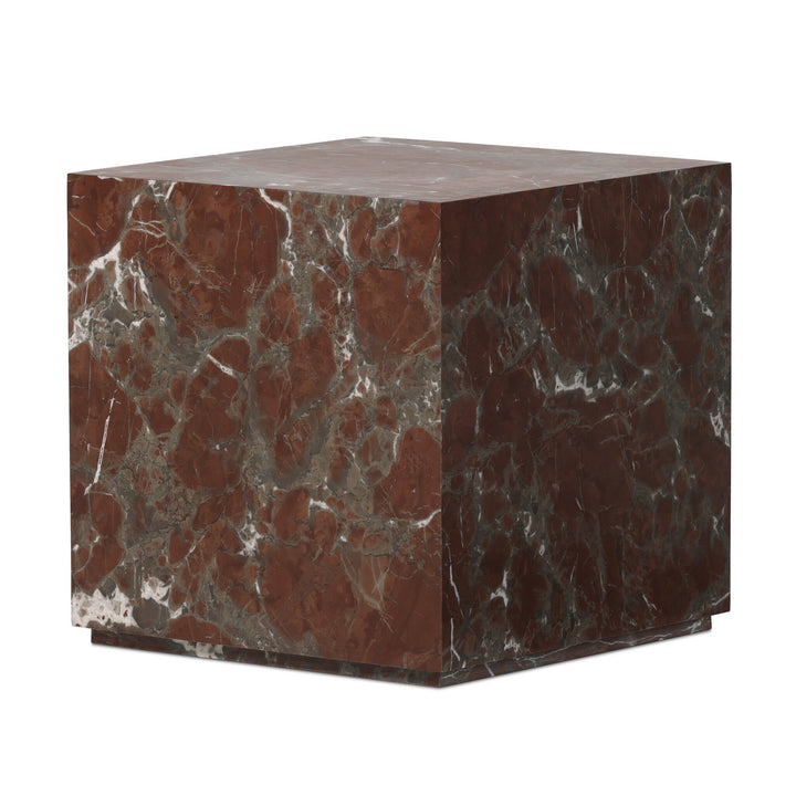 Four Hands - Modern Marble Plinth End Table - 236045-006 | American Home Furniture
