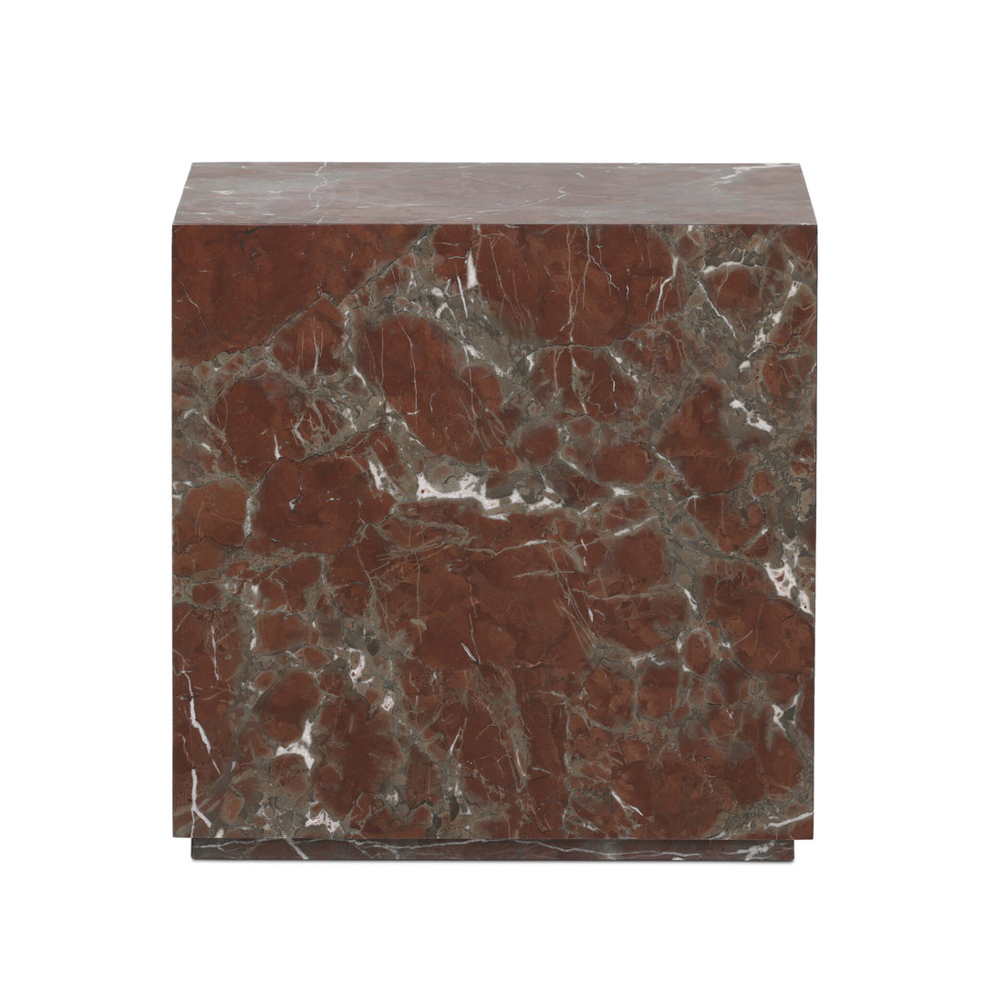 Four Hands - Modern Marble Plinth End Table - 236045-006 | American Home Furniture