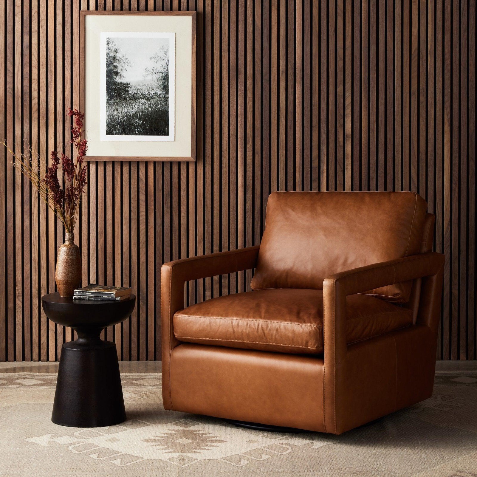 Four Hands - Olson Swivel Chair - 236092-004 | American Home Furniture