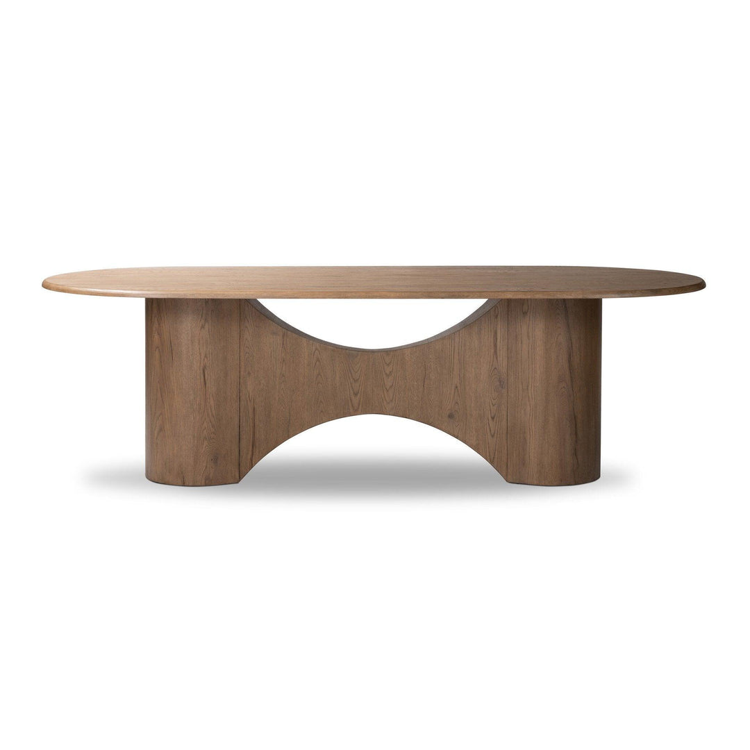 Olexey Oval Dining Table - AmericanHomeFurniture