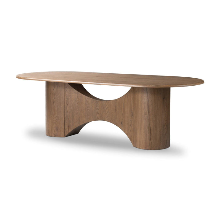 Olexey Oval Dining Table - AmericanHomeFurniture