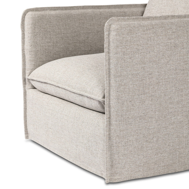 Four Hands - Andre Outdoor Swivel Chair - 236556-009 | American Home Furniture