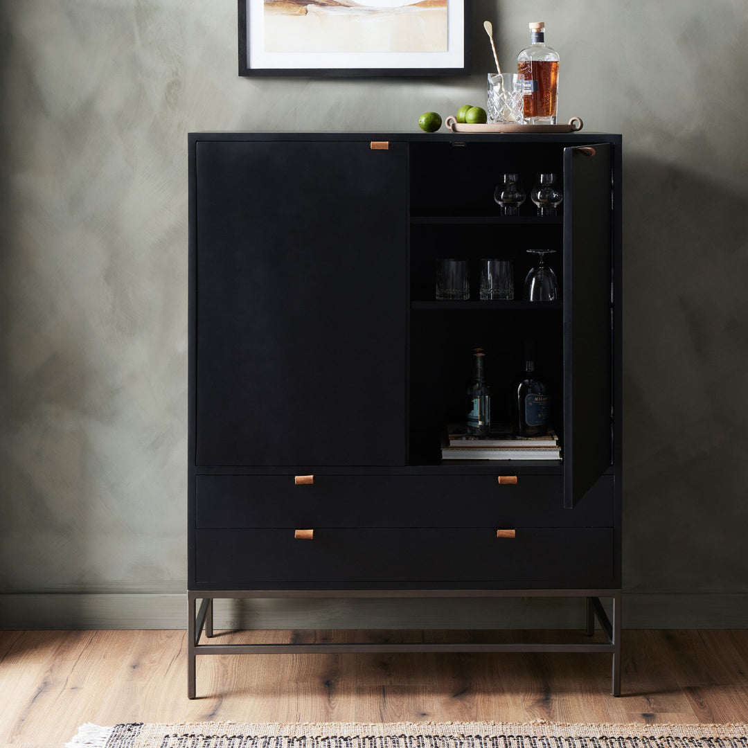 Four Hands - Trey Bar Cabinet - 236606-002 | American Home Furniture