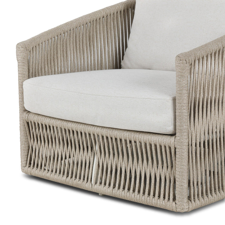Four Hands - Porto Outdoor Swivel Chair - 236754-007 | American Home Furniture
