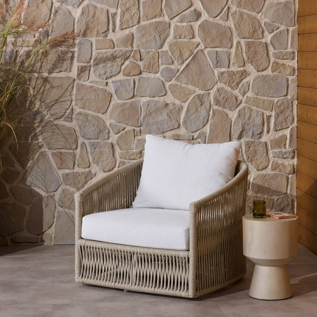 Four Hands - Porto Outdoor Swivel Chair - 236754-007 | American Home Furniture