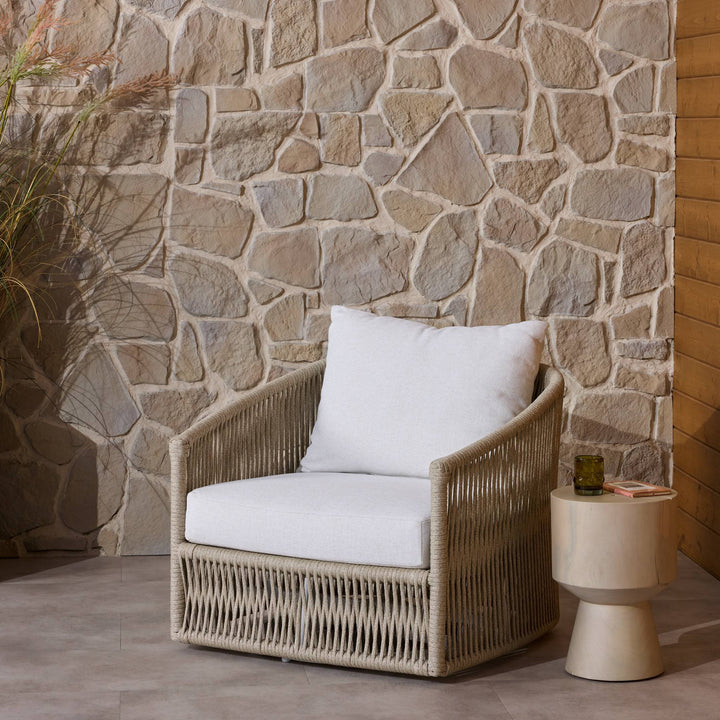 Four Hands - Porto Outdoor Swivel Chair - 236754-007 | American Home Furniture