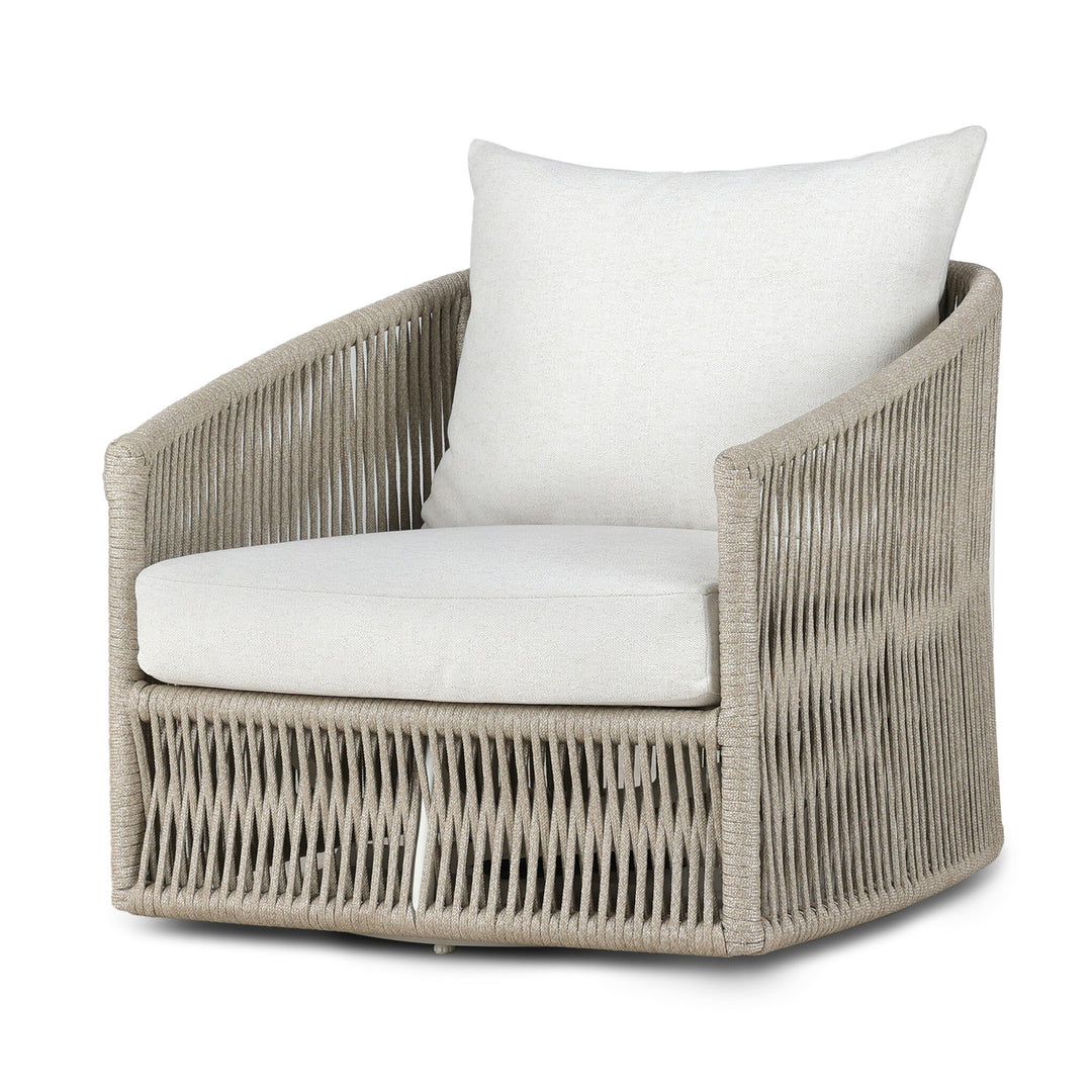 Four Hands - Porto Outdoor Swivel Chair - 236754-007 | American Home Furniture