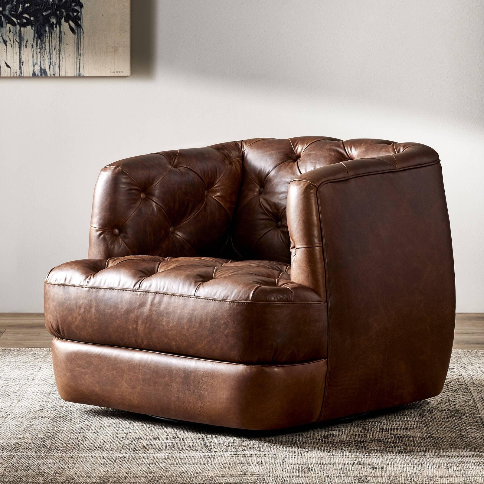 Four Hands - Paul Swivel Chair - 236761-002 | American Home Furniture