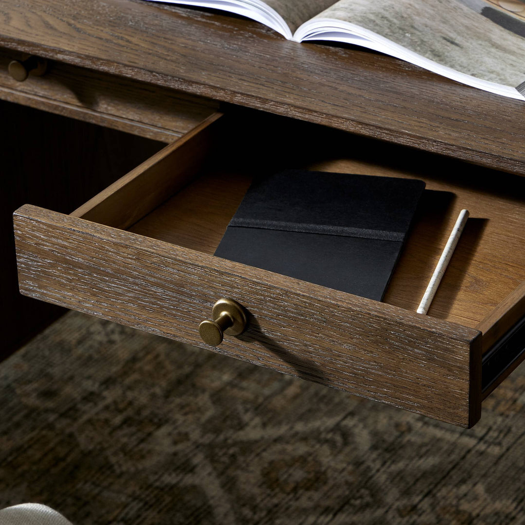 Four Hands - Markia Executive Desk - 236894-001 | American Home Furniture