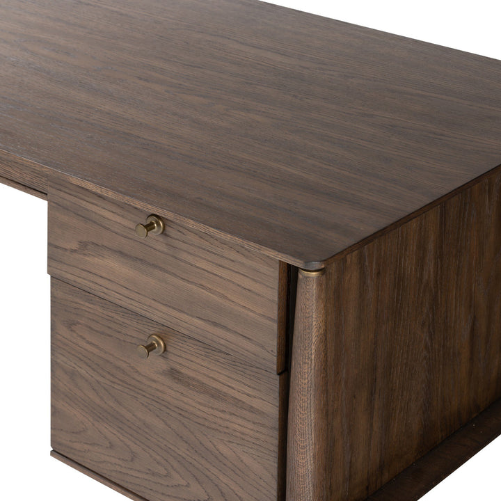 Four Hands - Markia Executive Desk - 236894-001 | American Home Furniture