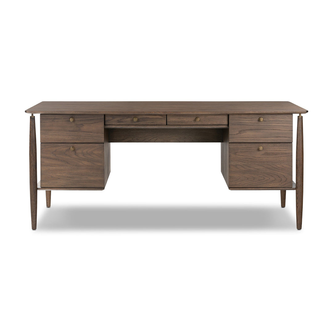 Four Hands - Markia Executive Desk - 236894-001 | American Home Furniture