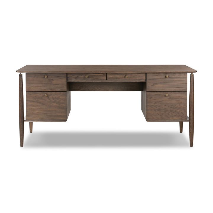 Four Hands - Markia Executive Desk - 236894-001 | American Home Furniture