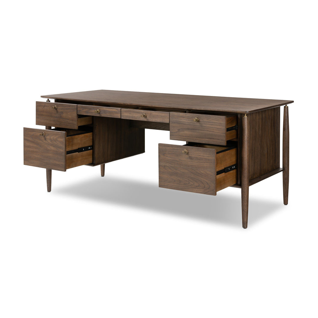 Four Hands - Markia Executive Desk - 236894-001 | American Home Furniture