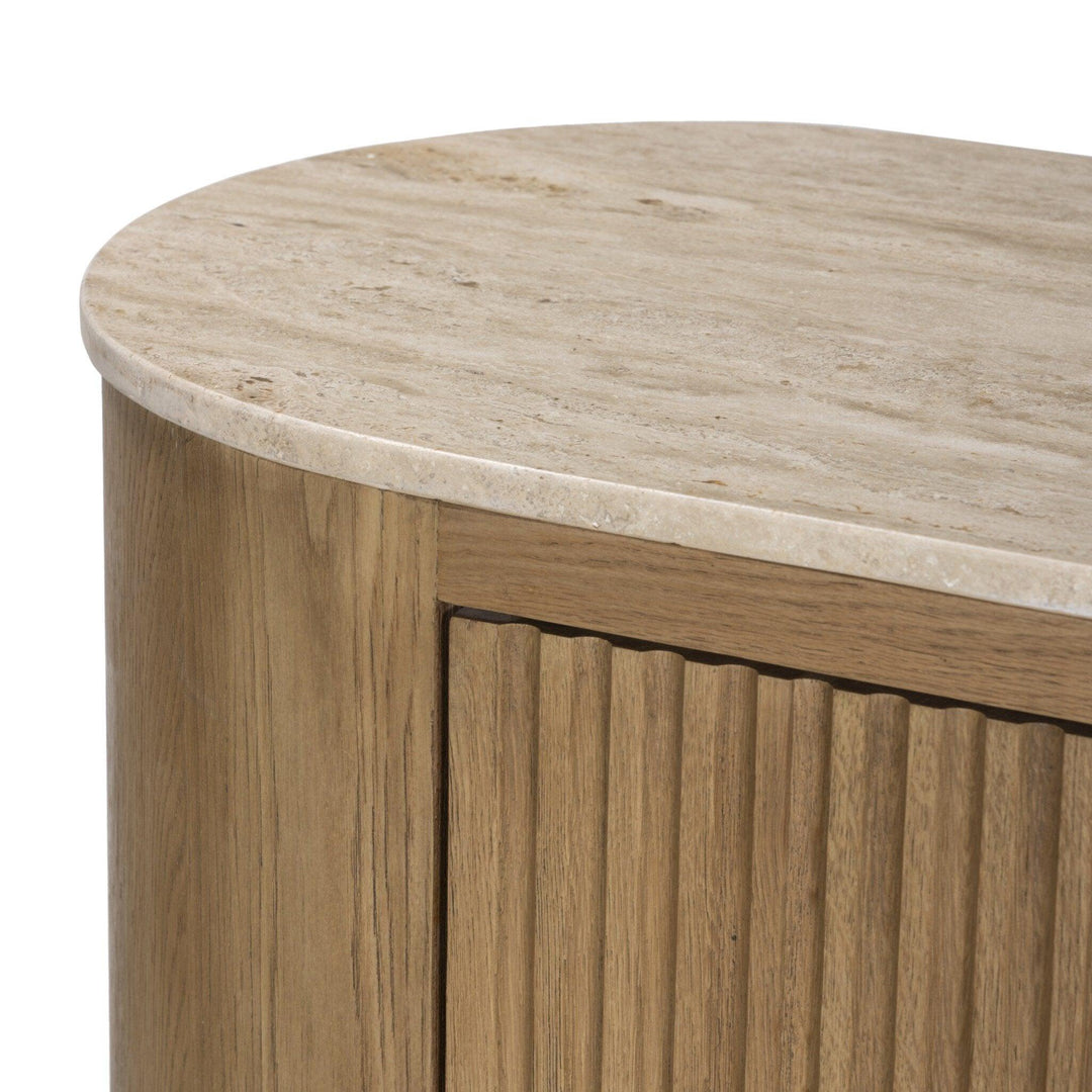 Giovani Media Console - AmericanHomeFurniture