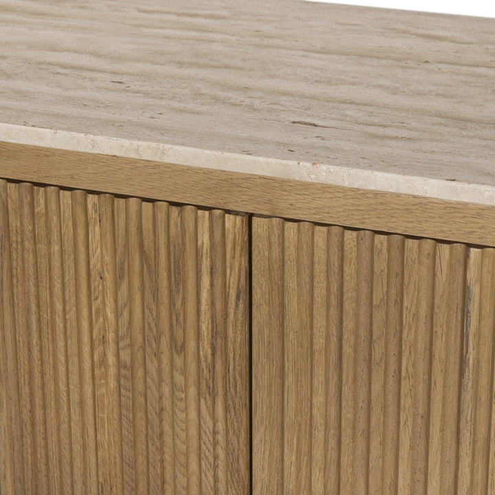 Giovani Media Console - AmericanHomeFurniture