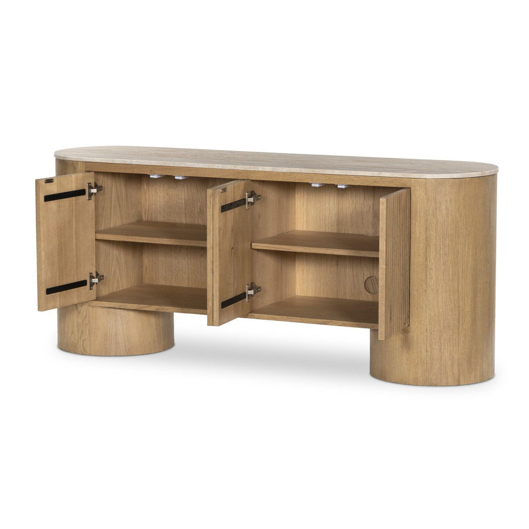 Giovani Media Console - AmericanHomeFurniture