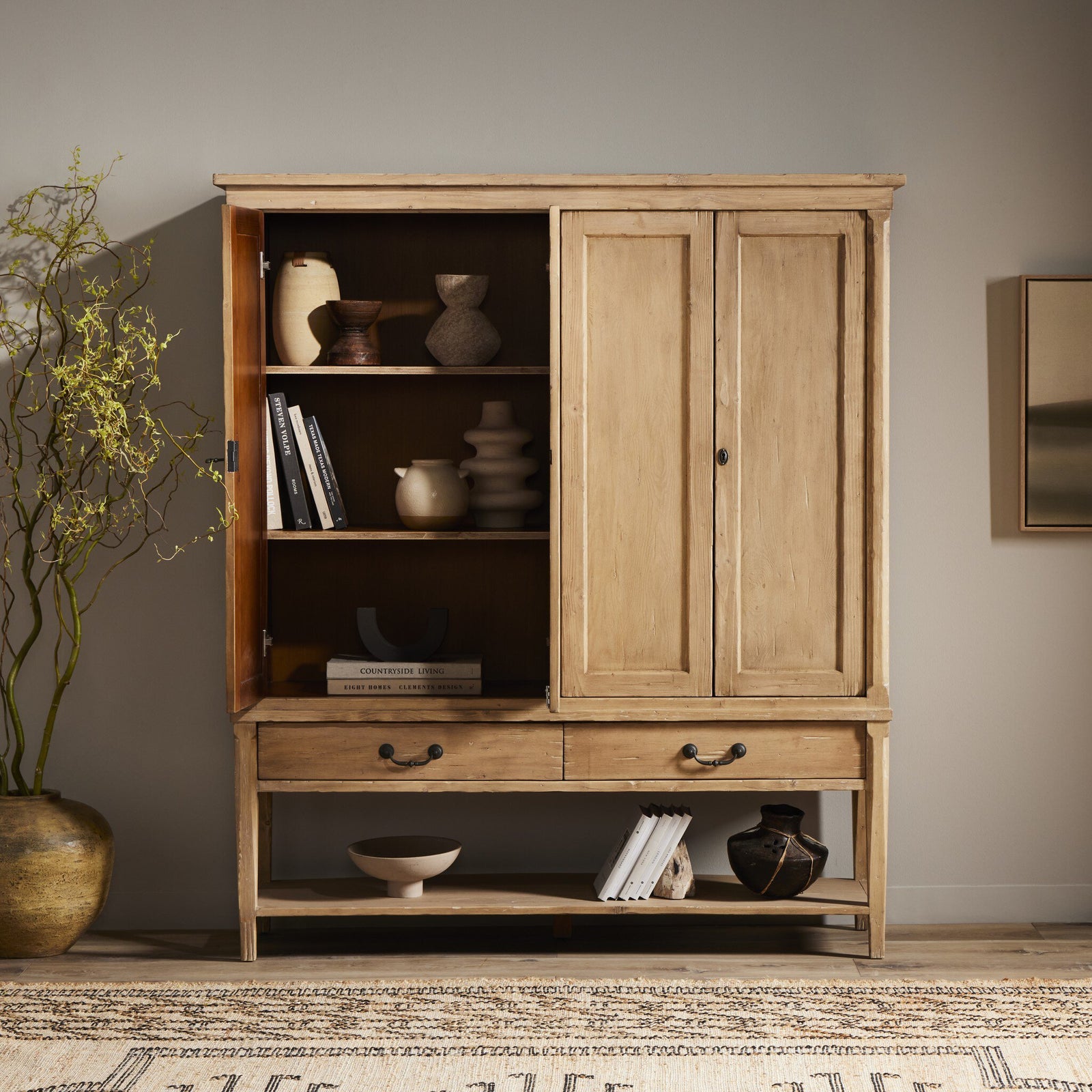 Four Hands - Brimley Wide Cabinet - 237137-001 | American Home Furniture