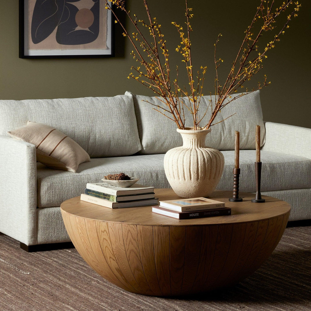 Ryan Oak Coffee Table - AmericanHomeFurniture
