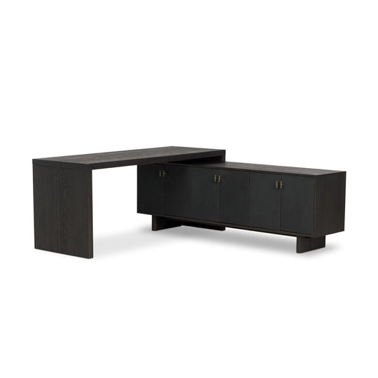 Four Hands - Posada L-Shaped Desk - 237442-002 | American Home Furniture