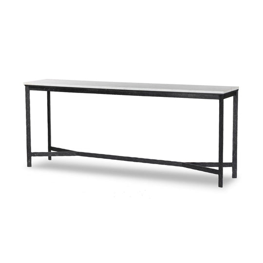 Four Hands - Hammered Iron Console Table - 237451-001 | American Home Furniture