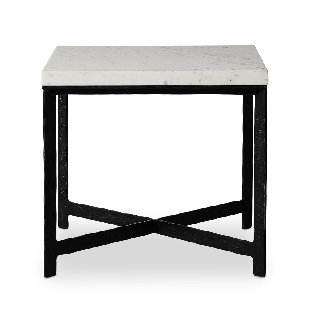 Four Hands - Hammered Iron End Table - 237452-001 | American Home Furniture