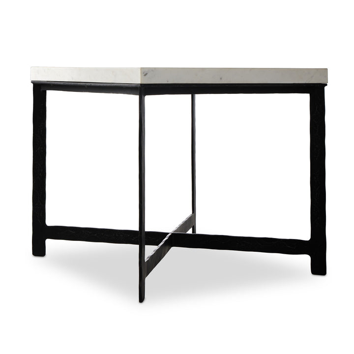 Four Hands - Hammered Iron End Table - 237452-001 | American Home Furniture