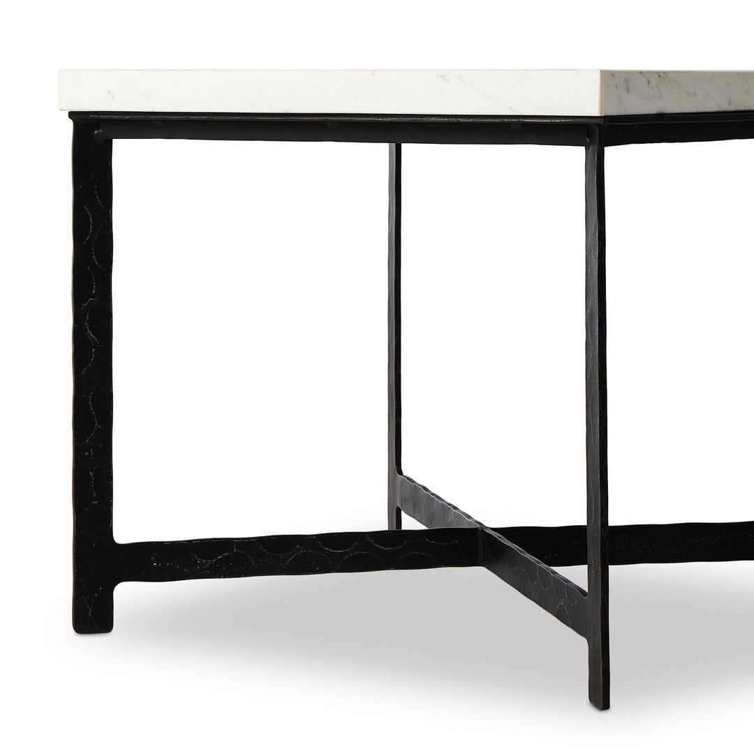 Four Hands - Hammered Iron End Table - 237452-001 | American Home Furniture