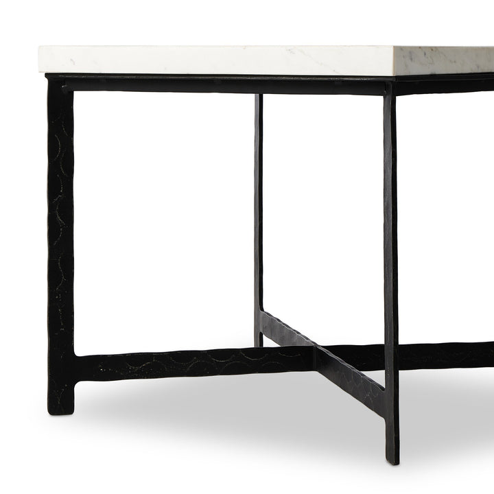 Four Hands - Hammered Iron End Table - 237452-001 | American Home Furniture