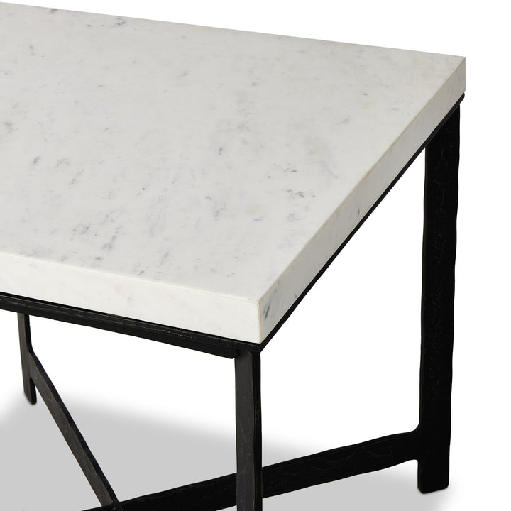 Four Hands - Hammered Iron End Table - 237452-001 | American Home Furniture