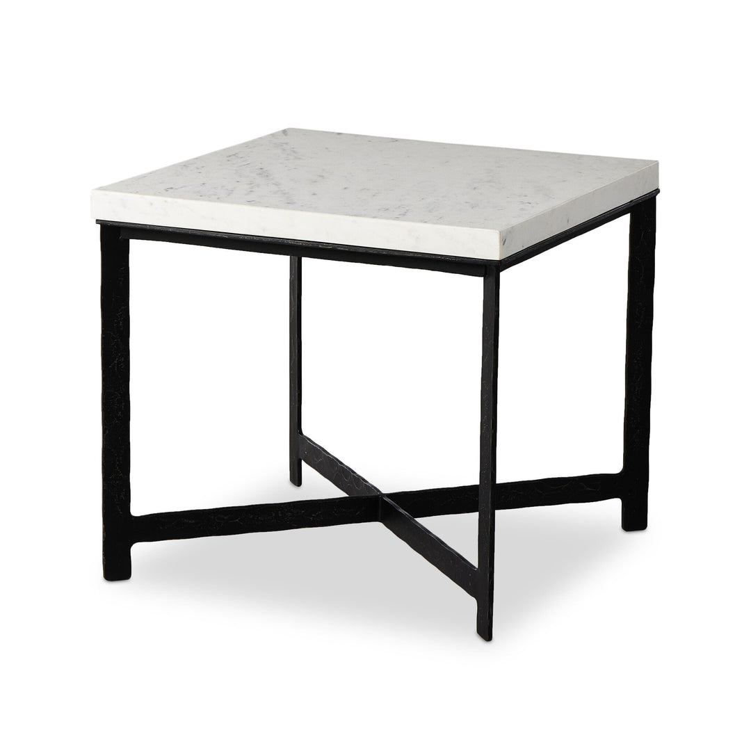 Four Hands - Hammered Iron End Table - 237452-001 | American Home Furniture