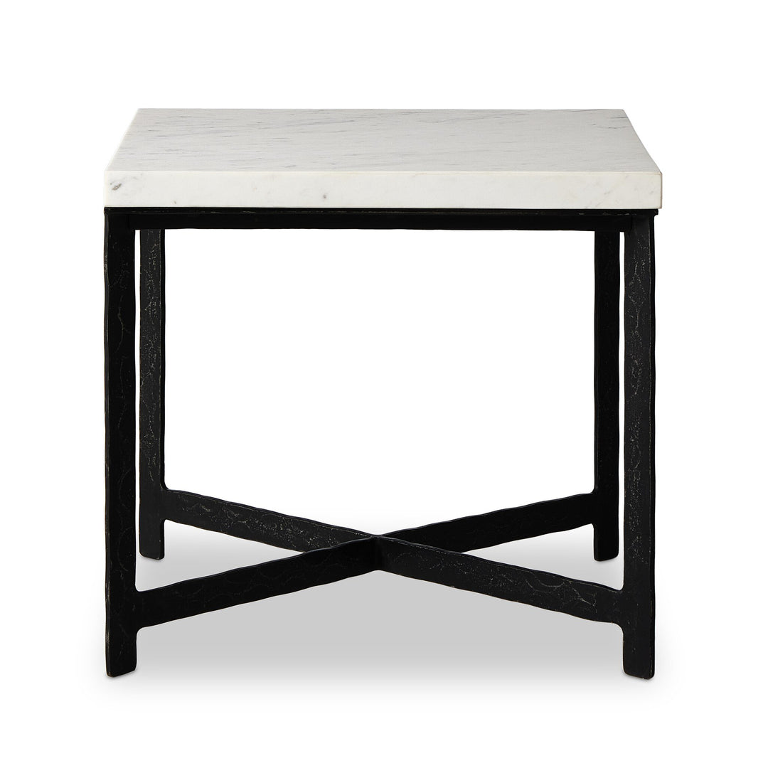Four Hands - Hammered Iron End Table - 237452-001 | American Home Furniture