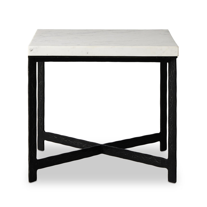 Four Hands - Hammered Iron End Table - 237452-001 | American Home Furniture