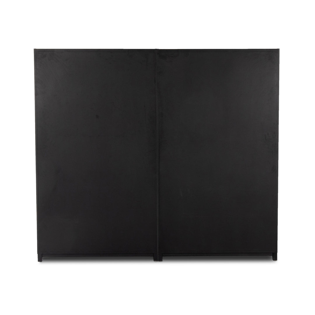 Four Hands - Millie Panel and Glass Door Double Cabinet - 237536-001 | American Home Furniture