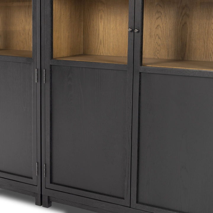 Four Hands - Millie Panel and Glass Door Double Cabinet - 237536-001 | American Home Furniture