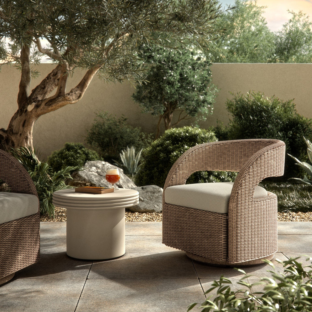 Four Hands - Hawkins Outdoor Swivel Chair - 237630-006 | American Home Furniture