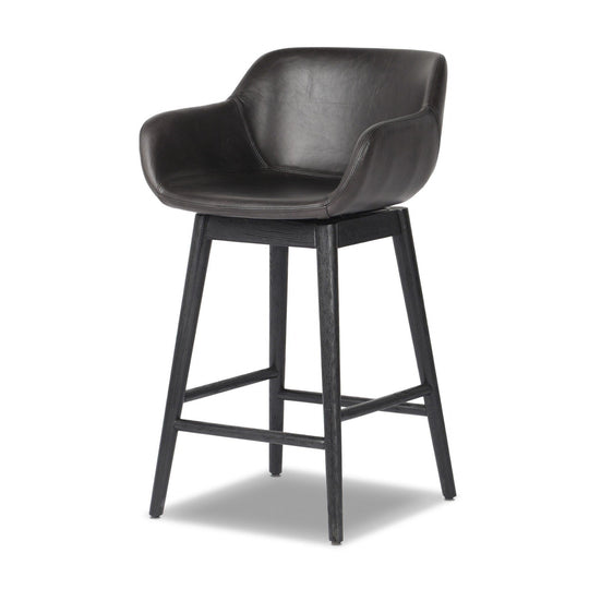 Four Hands - Hannah Swivel Counter Stool - 237909-010 | American Home Furniture