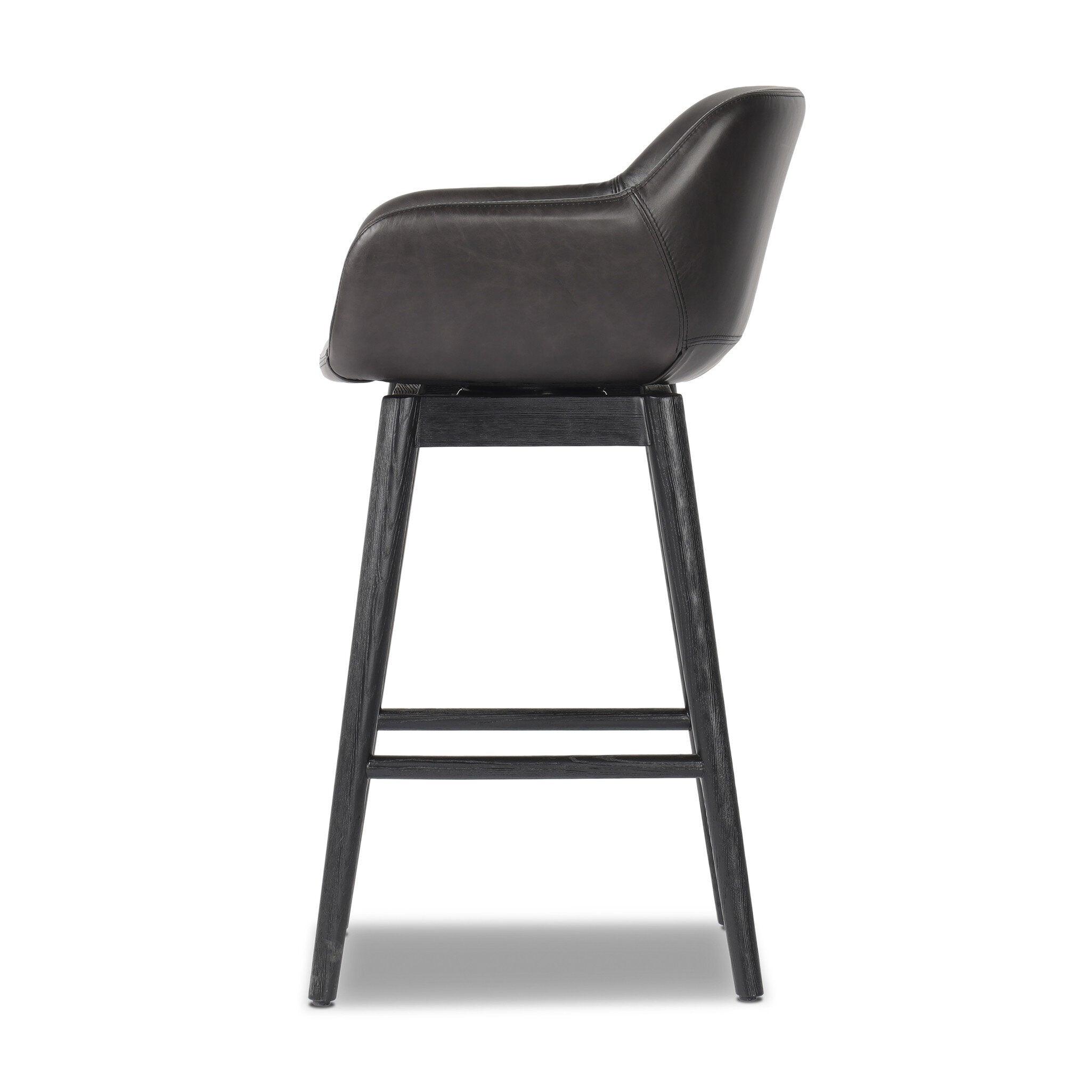Four Hands Hannah Swivel Counter Stool - Thumbnail 4