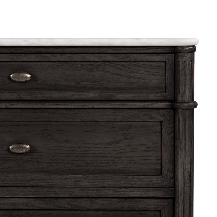 Four Hands - Toulouse Marble 6 Drawer Dresser - 238116-002 | American Home Furniture