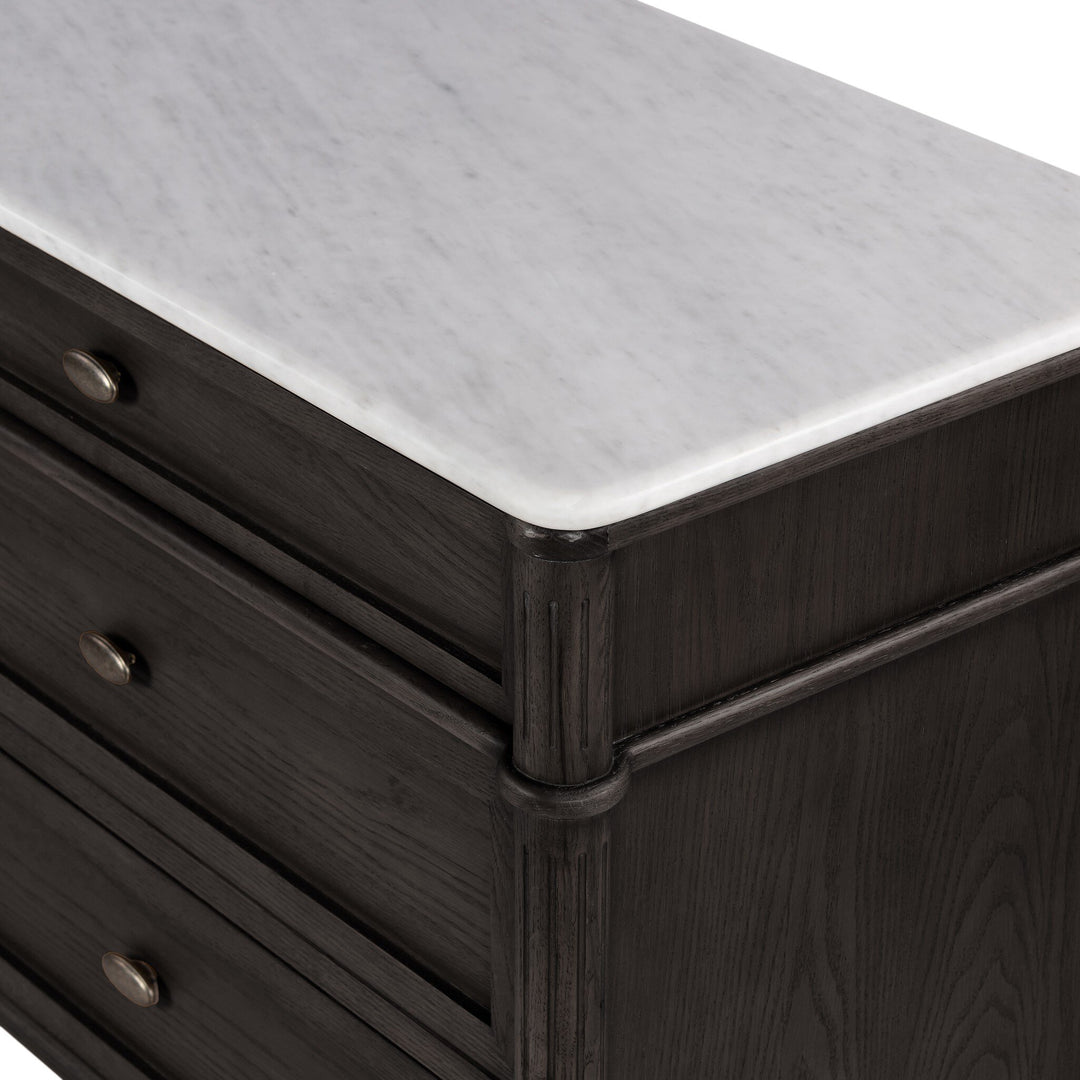 Four Hands - Toulouse Marble 6 Drawer Dresser - 238116-002 | American Home Furniture