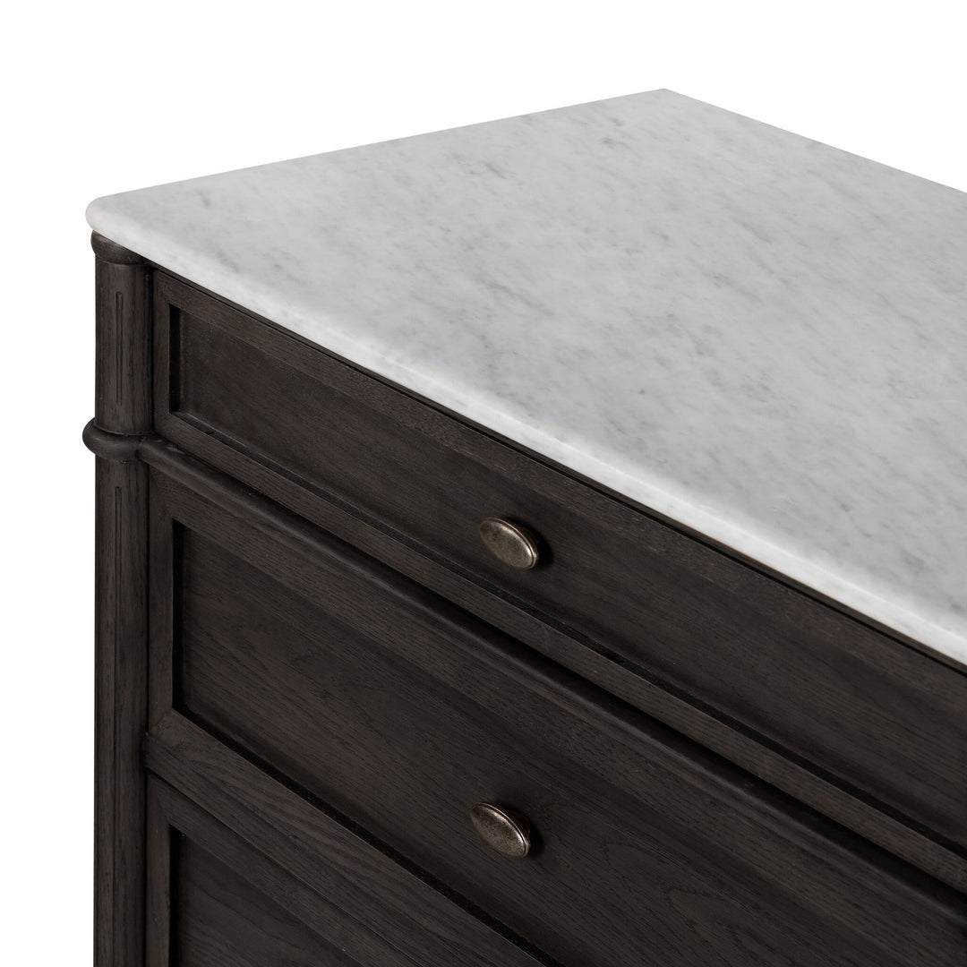 Four Hands - Toulouse Marble 6 Drawer Dresser - 238116-002 | American Home Furniture